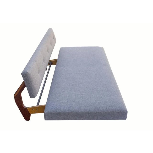 Wood Grey Daybed by Franz Hohh, 1950s For Sale - Image 7 of 12