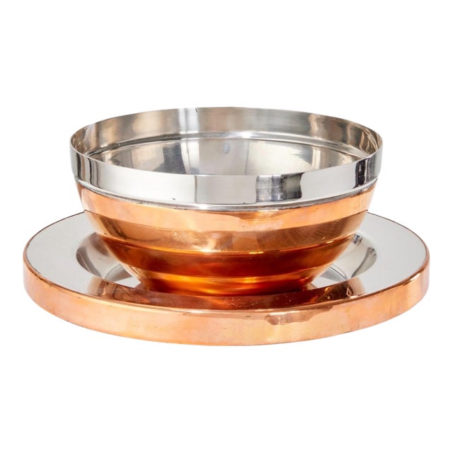 Gabriella Crespi Signed Large Bowl and Tray For Sale
