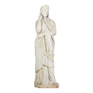 19th Century Marble Statue of Livia After the Antique For Sale