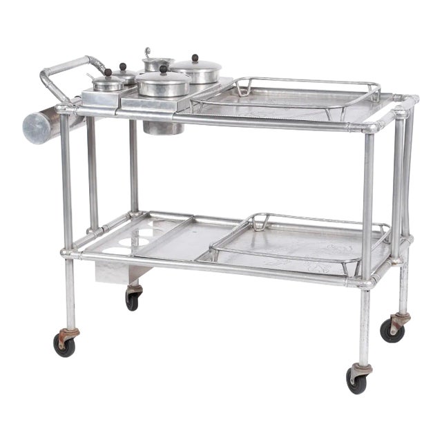 Russel & Mary Wright for Everlast Patio or Bar Cart For Sale