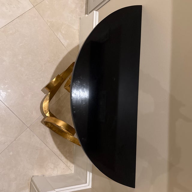 1990s Cyan Design Ribbon Side Table For Sale - Image 4 of 5