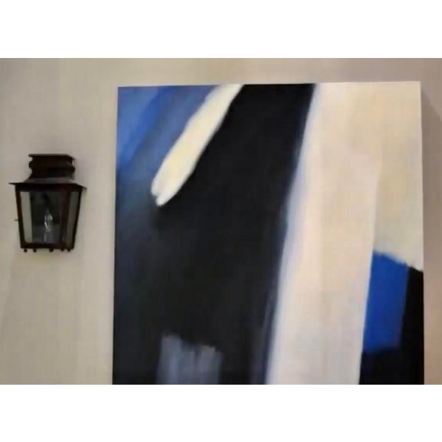 Coffee 1970s Continental Iron Lantern Wall Sconce For Sale - Image 8 of 9