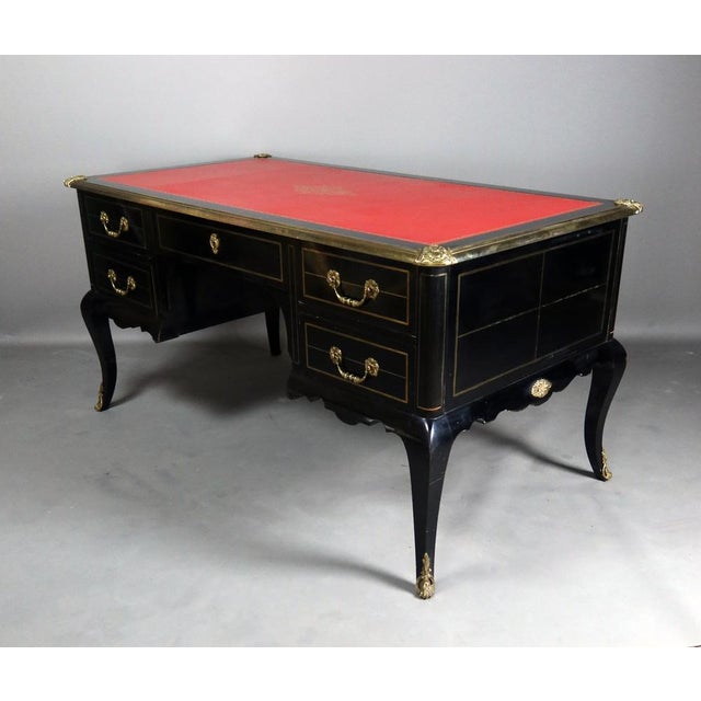 1950s Louis XIV Office Desk, 1950s For Sale - Image 5 of 14