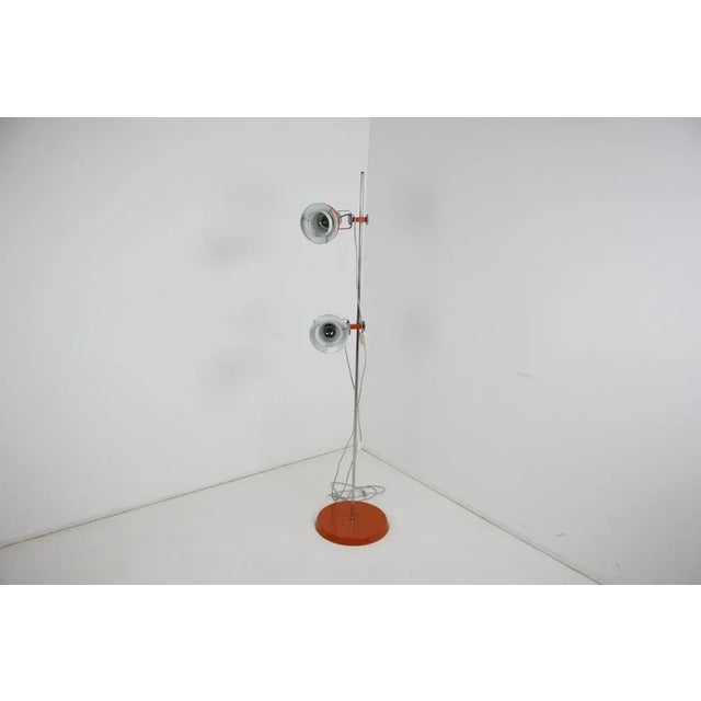 Made in Czechoslovakia. Made of lacquered metal, chrome. 2xE27 or E26 socket. Re-polished. Fully Functional. Original...