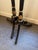 Vintage, Neoclassical Ebonized & Gilt Tripod Floor Lamps Pair For Sale - Image 10 of 12