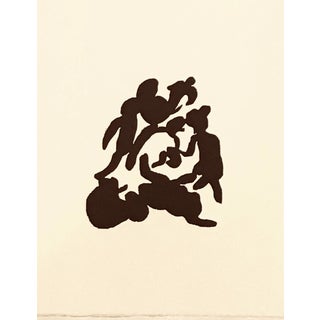 Jean Arp Woodcut Untitled C3, Published 1982 For Sale