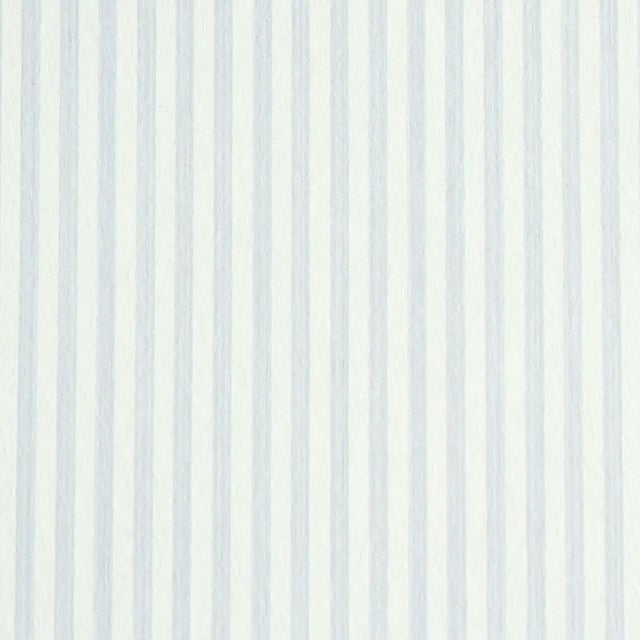 Schumacher Sample - Schumacher Edwin Stripe Narrow Wallpaper in Lavender For Sale - Image 4 of 4