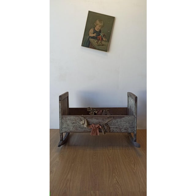 Vintage Cradle, 1930s For Sale - Image 4 of 18