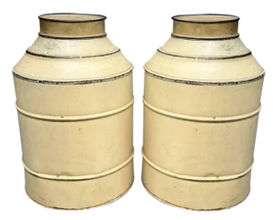 Dutch Storage Containers, 1890s, Set of 2