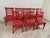 Red Dining Chairs - set of 8 For Sale - Image 11 of 13
