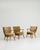 1960s Set Of Three Mid Century Modern Upholstered Armchairs For Sale - Image 5 of 12