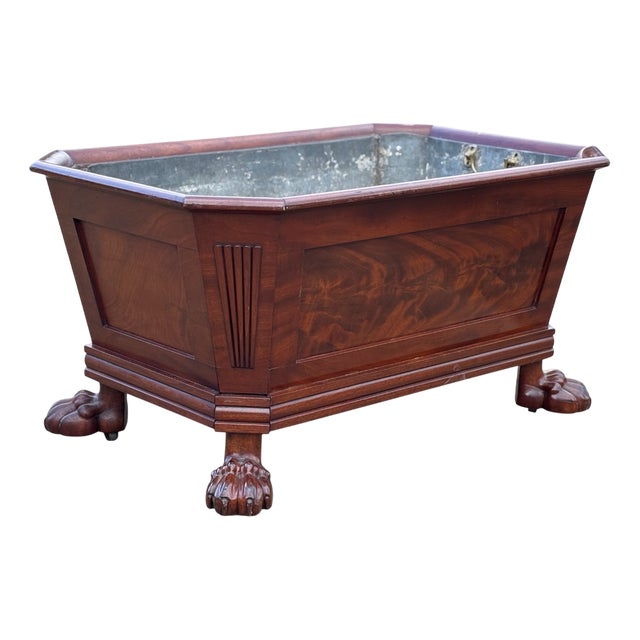 Early 19th Century Regency Mahogany Wine Cooler, 1820s For Sale