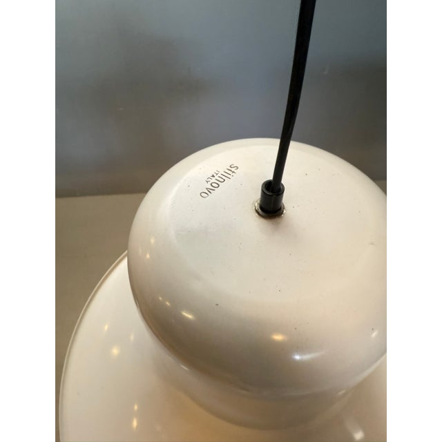 White Campana Hanging Lamp by Joe Colombo for Stilnovo, Italy, 1970s For Sale - Image 13 of 18