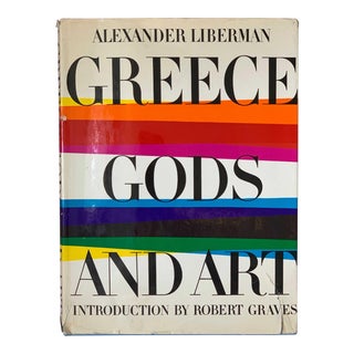 Vintage 1968 Greece, Gods and Art Book Alexander Liberman For Sale