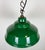 1960s Industrial British Green Enamel Factory Pendant Lamp, 1960s For Sale - Image 5 of 16