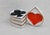 1960s Vintage Porcelain Playing Card Themed Ashrays, 1960s, Set of 4 For Sale - Image 5 of 9