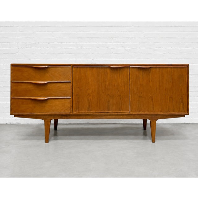 Mid-Century Modern Funky Sculptural Mid Century Modern Styled Credenza | Teak Media Stand | Handmade Sideboard For Sale - Image 3 of 13