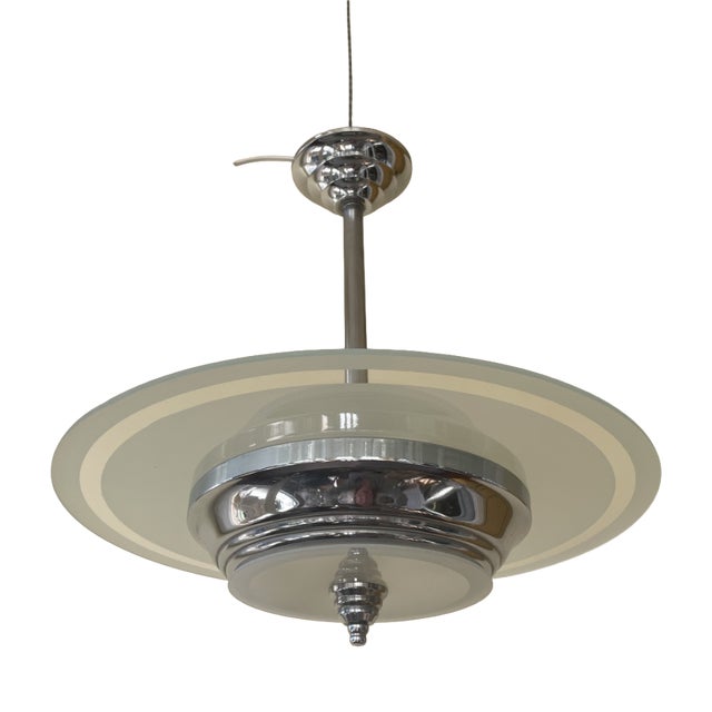 Vintage French Art Deco Lamp, 1930 For Sale