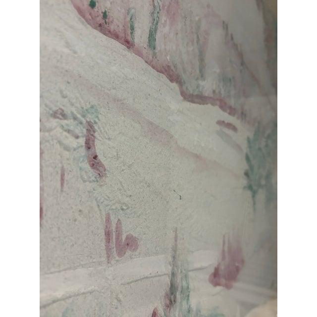 Abstract Late 20th Century Large 34” Original Richard Royce Abstract Cast Paper Relief Sculpture, Signed For Sale - Image 3 of 4