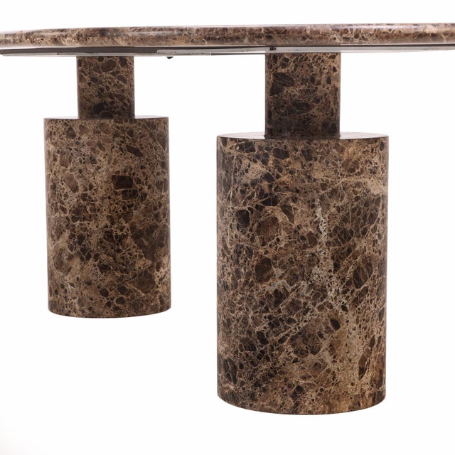 Late 20th Century Italian Marble Dining Table For Sale In Philadelphia - Image 6 of 6