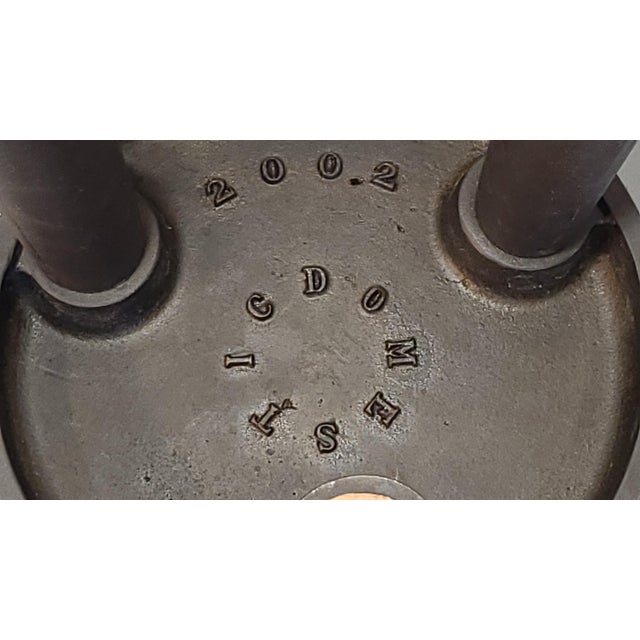 Roy McMakin Cast Iron Stool For Sale - Image 4 of 6