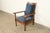 English Stickley Brothers Antique Arts & Crafts Carved Oak Barley Twist Lounge Chair, Circa 1920s For Sale - Image 3 of 14