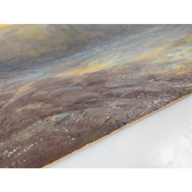 Early 20th Century American Impressionist California or Canadian Pacific Landscape Painting For Sale - Image 9 of 12