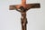 French Vintage Bronze Freestanding Crucifix For Sale - Image 3 of 11