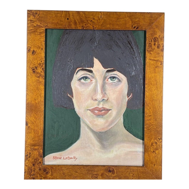 Late 20th Century Steve LeBailly Original Oil on Canvas Portrait – "Lady Agnew" For Sale