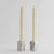 2020s Postmodern Spiral Taper Candles in Alabaster White - a Pair For Sale - Image 5 of 5