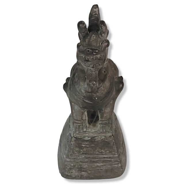 Brown Antique Burmese Bronze Opium Weights Set of 6 For Sale - Image 8 of 13