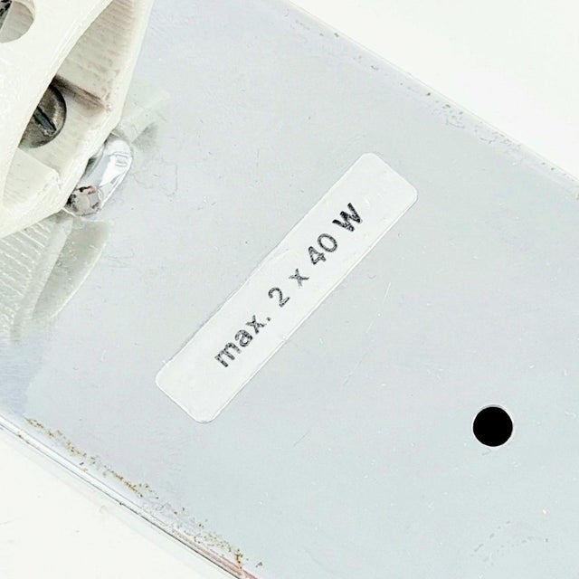 Mid-Century Modern Tubular Murano Glass Wall Lights from Hillebrand, Germany, 1970s, Set of 2 For Sale - Image 9 of 11