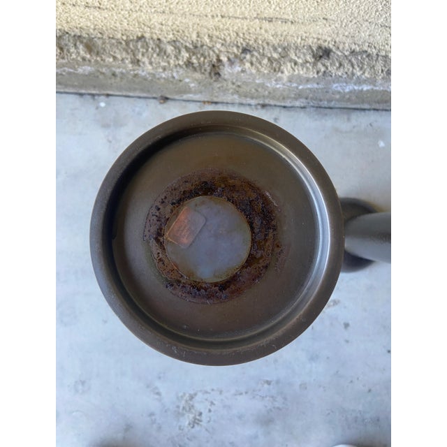 Global Views Bronze Temple Candle Holder For Sale - Image 9 of 11