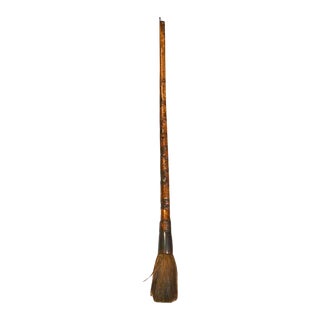 Extra Long Calligraphy Brush Buddha's Belly Bamboo 29" For Sale