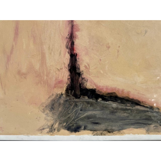 Tom Lieber, Large Abstract Expressionist Color Monotype Oil Painting Tom Lieber Mixed Media, 1987 For Sale In Miami - Image 6 of 10