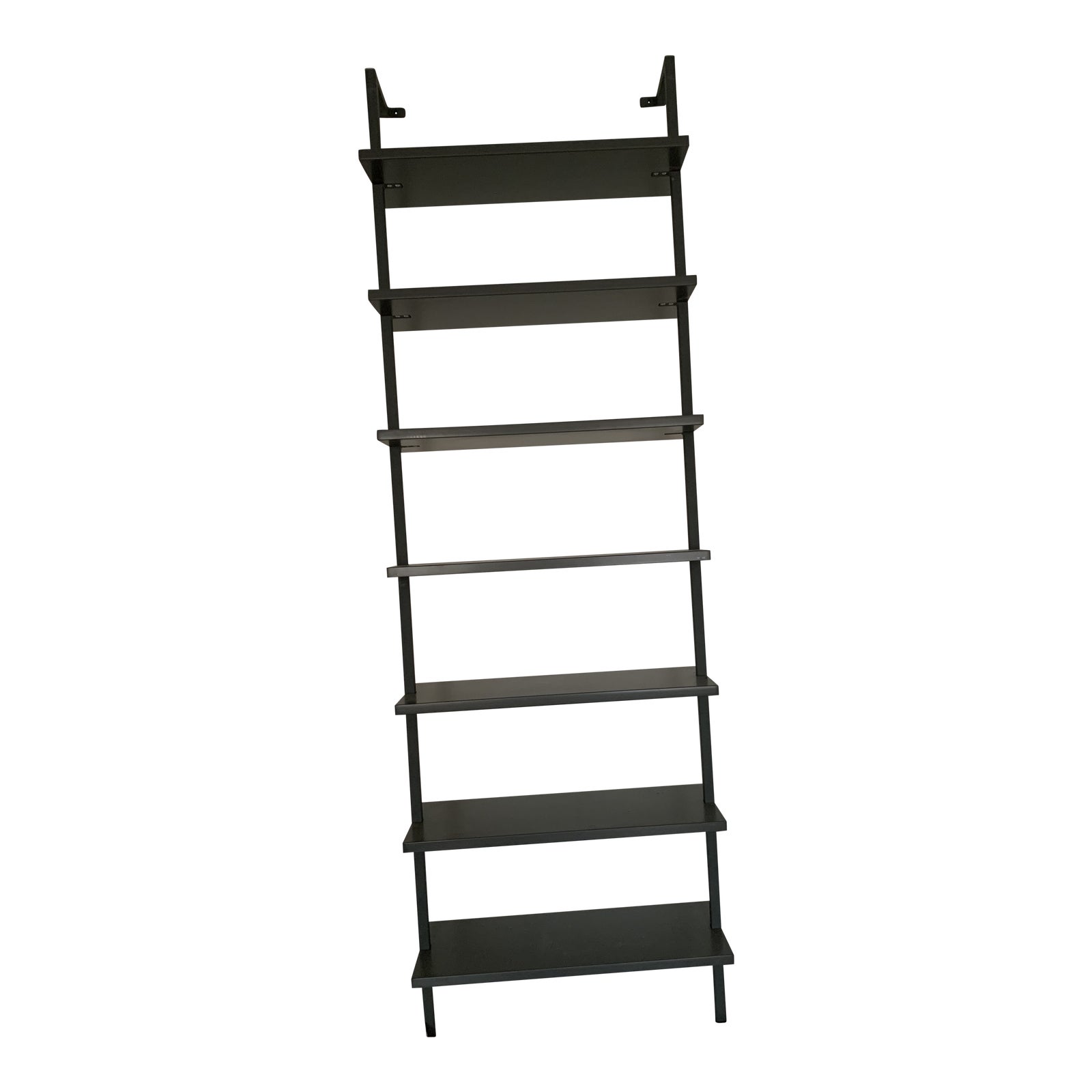 Stairway Grey 96” Wall Mounted Bookcase Chairish