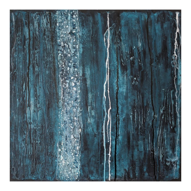 Break Apart, Abstarct Oil Painting by Shelly Cook. u.k. For Sale