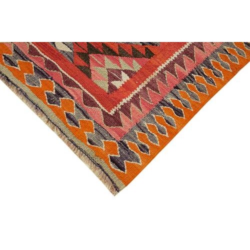 Vintage Kilim Runner Rug For Sale - Image 4 of 6