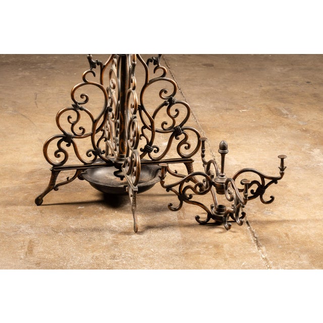 English Early 20th Century Japanned Barber Shop Coat Rack For Sale - Image 3 of 7