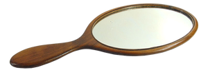 Small Teak Hand Mirror, 1970s
