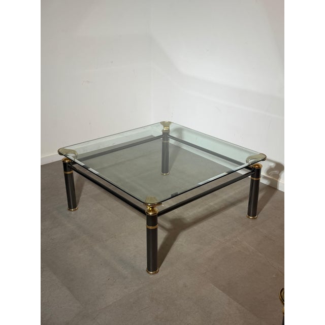 Regency Coffee Table with Glass Top For Sale - Image 6 of 7