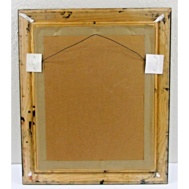 1990s Itzchak Tarkay Pencil Signed and Numbered Lithograph Seated Woman With Coffee For Sale - Image 9 of 9