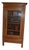 Antique Oak Art Deco Display Cabinet For Sale