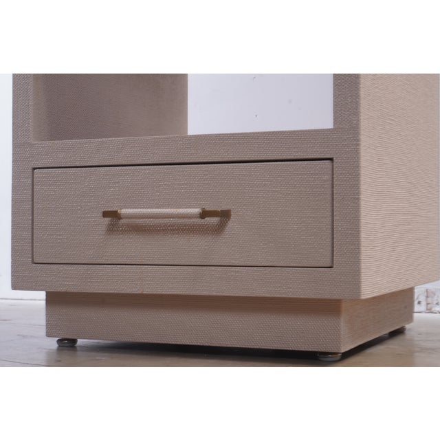 Brass Interlude Home Taylor Small Bedside Chests, Pair of (New Condition) For Sale - Image 8 of 8