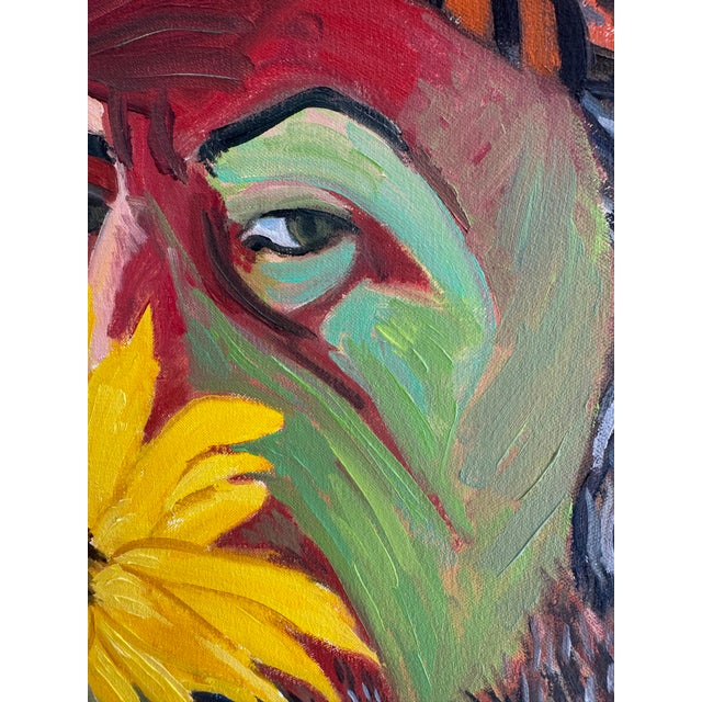 Abstract 1980s Charles Parness Group of Four Abstract Self-Portraits For Sale - Image 3 of 11