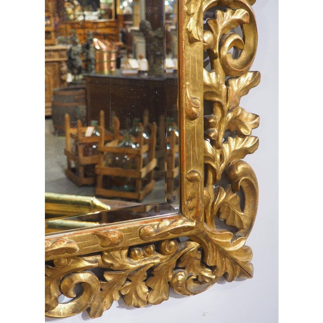 19th Century Giltwood Mirror From Florence, Italy For Sale In Dallas - Image 6 of 18