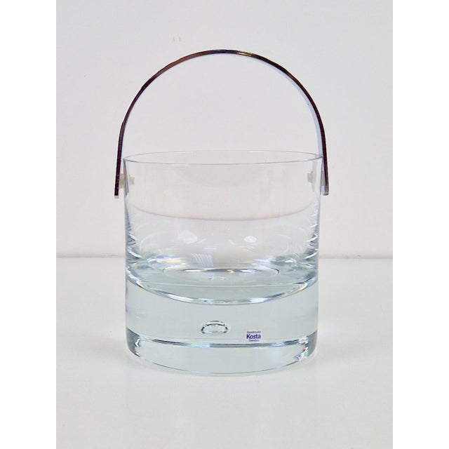 Pippi Ice Bucket in Glass by Vicke Lindstrand for Kosta Boda, Sweden, 1970s For Sale - Image 10 of 10