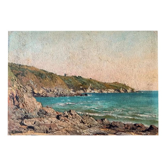 Henri Prosper Wirth, Landscape, 1912, Oil Painting, Framed For Sale