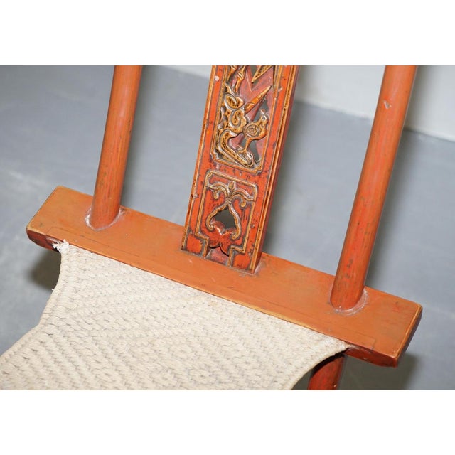 Wood Antique Folding Chair For Sale - Image 7 of 17