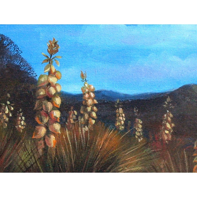 American 1970s Tequila Futures Agave Harvest, Vintage Landscape by W. K. Lee For Sale - Image 3 of 5
